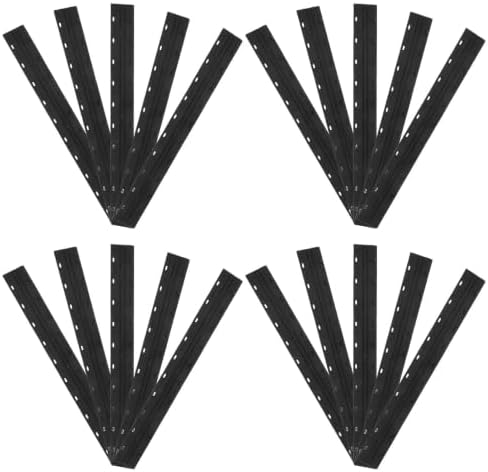 100pcs Black Plastic Paper File Fasteners for Presentation Folders