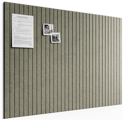 Bumusty 48"x 36" Large Felt Bulletin Board Tiles, Earth Brown