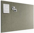 Bumusty 48"x 36" Large Felt Bulletin Board Tiles, Earth Brown