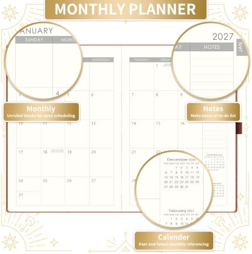 2027 Planner - 2027 Weekly Monthly Planner, 5.75" x 8.25"