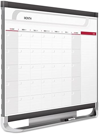 Quartet Dry Erase Calendar Board, Planner, Magnetic Whiteboard, 3' x 2', Yearly, Total Erase Surface, Prestige 2 (CP32P2)