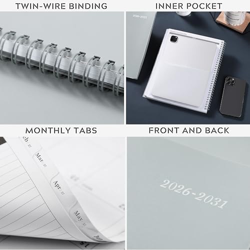 2026-2031 Monthly Planner/Calendar - 5 Year Planner, Jul.2026 - Jun.2031