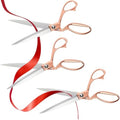 Amylove 3 Pcs 10.5'' Ribbon Cutting Scissors,Style1,Rose Gold