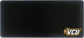Virginia Commonwealth University Classic Cloth Desk Mat, Durable Office Supplies, Non-Slip Base, Responsive Desk Pad with Smooth Cloth Surface, Black