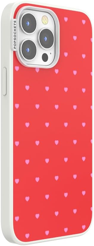 PopSockets iPhone 13 Pro Max Phone Case w/MagSafe- Cherry Pop | Magnetic, Wireless Charging, Camera & Drop Protection, Cherry, Fruit, Electronic Accessories, For iPad/Kindle/iPhone/Android