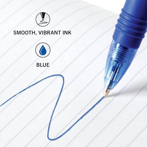 Zebra Pen Z-Grip Retractable Ballpoint Pen, Blue Ink, 1.0mm, 12-Pack