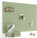 Large Felt Bulletin Board for Walls: 12-Pack Black Cork Board Alternative 11.8x11.8 Inch Peel and Stick Pin Board Wall Decor for Home Organization, Office Memo Board, Self-Adhesive Wall Tiles
