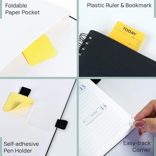 POPRUN Planner 2026-2027 (Large - 8.5'' x 10.5'') Academic Weekly Planner