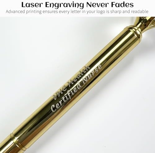 HISHER 20 Pack Custom Crystal Ballpoint Pens Smooth ABS Plastic Twist Pen