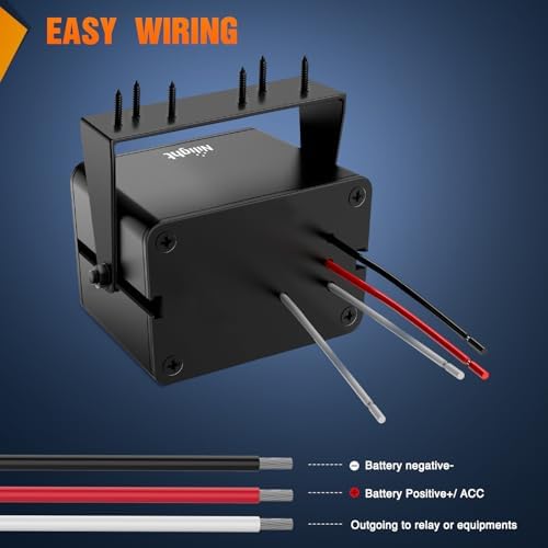 Nilight 2 Gang Rocker Switch Box 12V SPST ON Off Orange LED Waterproof