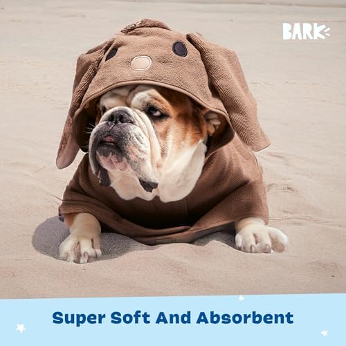 BARKBOX Dog Bathrobe - for Dogs - Medium