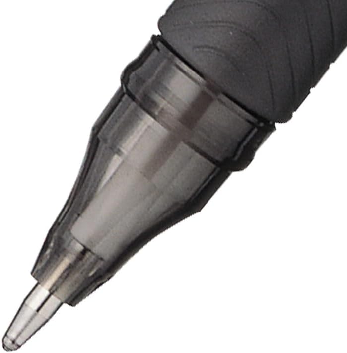 Pentel ENER-GEL Deluxe Liquid Gel Pen, Bold Line, Metal Tip, Black Ink, Box of 12 (BL60-A)