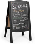 Ilyapa A Frame Chalk Board Easel Sign 18x31.5 in - Sandwich Signs Outdoor