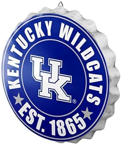 foco NCAA Team Logo Metal Bottle Cap Hanging Wall Sign