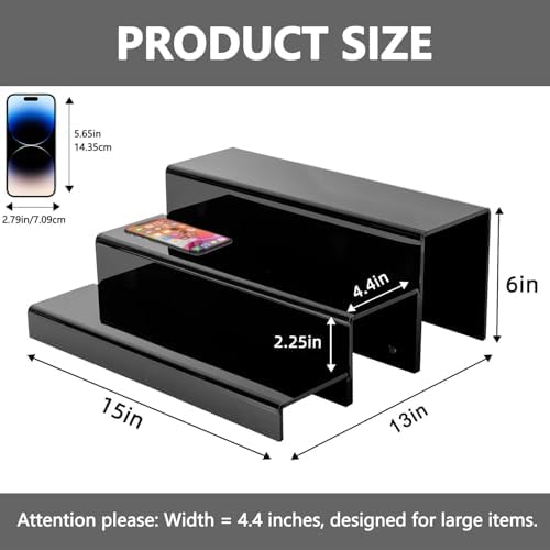 JUESHA 2 Pack Tiers Bar Shelves for Liquor Bottles