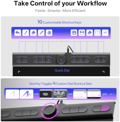 VEIKK VK850 8x5 Inch Digital Drawing Graphics Tablet with Battery-Free Pen