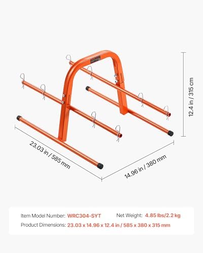 VEVOR Wire Spool Rack, 100 lbs Capacity, Smart Hand Caddy, Heavy-Duty Steel Wire Dispenser Holder for Up to 8 Spools, MAX 9.45 in Diameter, Easy Lift Design for Electrical Industrial and Retail Use