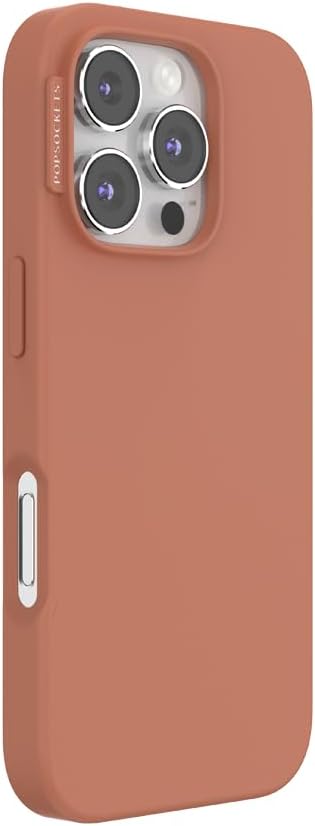 PopSockets iPhone 16 Pro Phone Case with MagSafe, Wireless Charging Compatible, Boho - Terracotta