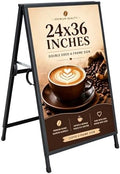 24×36 Inch Slide-in Folding A-Frame Sign Holder (Frame Only)