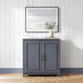 Martha Stewart Lily Pond Modular Storage Cabinet, Slate Blue