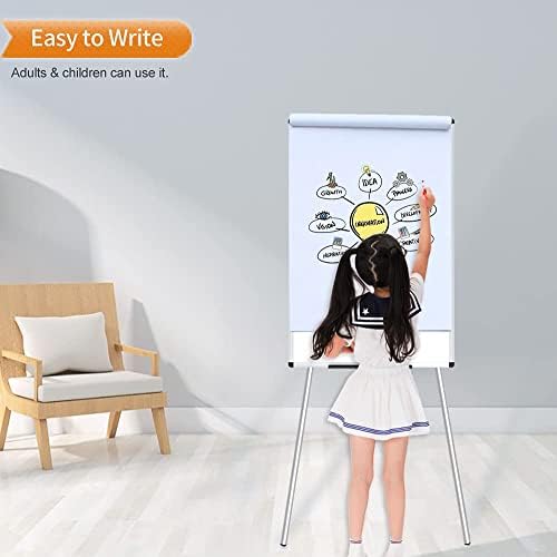 VIZ-PRO Whiteboard Easel, 36 x 24 Inches, Portable Stand Dry Erase Board