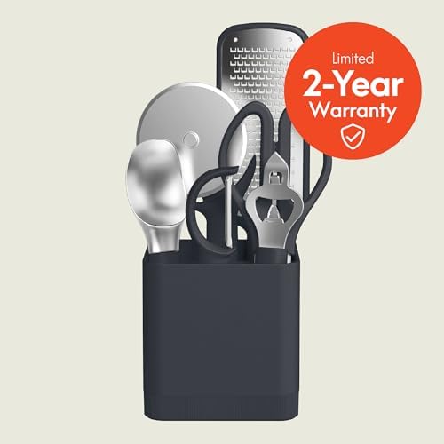 bella 7 Piece Modular Gadget Set, Dishwasher Safe, Slate
