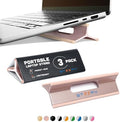 Steepy Portable Laptop Stand for Desk Adjustable Height, 13-17 Inch Devices