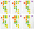 Really Good Stuff Beginning Long Division Dry-Erase Boards - 6 Boards