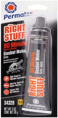 Permatex 34328 The Right Stuff 90 Minute Grey Gasket Maker 3 Oz.