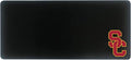 University of Southern California Classic Cloth Desk Mat, Durable Office Supplies, Non-Slip Base, Responsive Desk Pad with Smooth Cloth Surface, Black