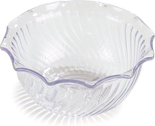 Carlisle FoodService Products 453507 Plastic Dessert Bowls, 8 oz, Clear (Pack of 48)