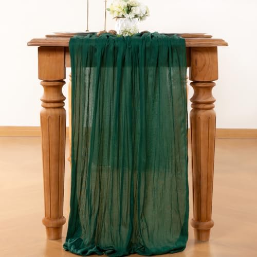 Cheesecloth Table Runner Fall Boho Wedding Birthday Home Decor