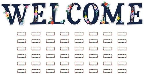 Teacher Created Resources Wildflowers Welcome Bulletin Board (TCR6695)