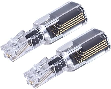 (Value Pack of 2 360° Phone Cord Detangler Landline Telephone Extended Rotating Black