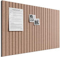 Bumusty 36"x 24" Large Felt Bulletin Board Tiles,Terracotta