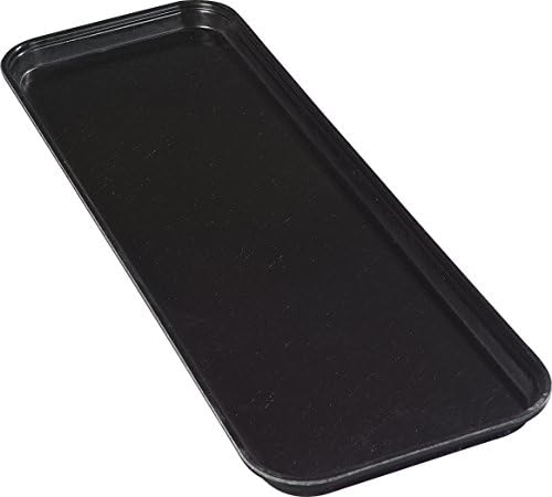 Carlisle Fiberglass Market Tray, Display Platter, 8.75 x 25.5, 12 Ct, Ebony
