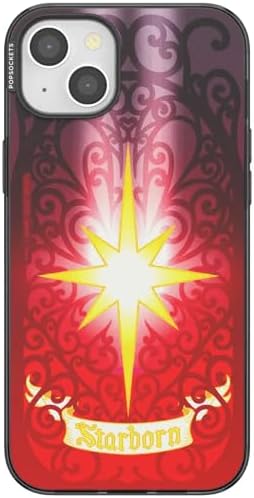 PopSockets iPhone 15 Plus Phone Case with MagSafe- Mirror Starborn | Magnetic, Wireless Charging, Camera & Drop Protection, Acotar, Throne, Glass, Sarah, Bookish