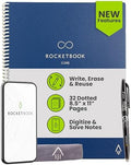 Rocketbook Core Reusable Smart Notebook, Letter Size 8.5x11, Blue