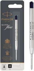 Parker Quinkflow Ballpoint Pen Ink Refill, Medium Tip, Black