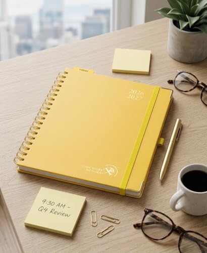 POPRUN 2026-2027 Weekly Planner 10" x 8"Weekly and Monthly Planner Calendar