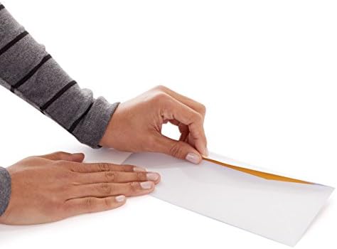 Amazon Basics #10 Security Tinted Business Envelopes for Documents and Invoices,Quality Seal,4-1/8" x 9-1/2",White,500 Count (Pack of 5)