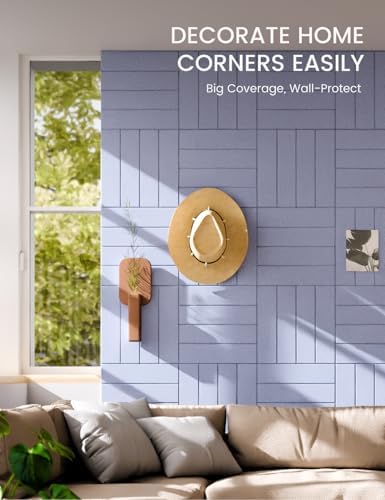 Fluxynara Felt Bulletin Board & Cork Board Alternative, Soft Periwinkle