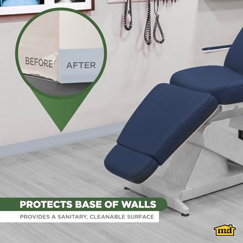 M-D Building Vinyl Wall Base, Silver Gray, 4in x 60ft Roll, 0.08in