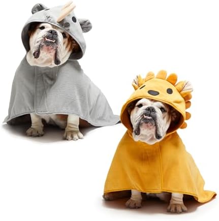 BARKBOX Dog Bathrobe - 2 Pack - for Dogs - Medium