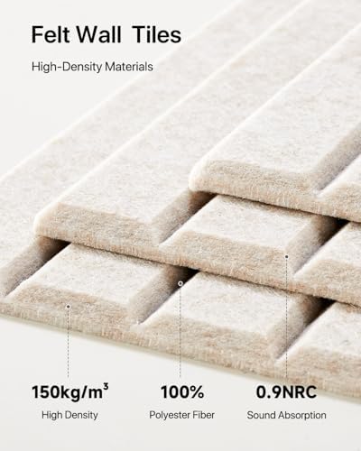 Acoustic Panels 12 Pack Square Soundproof Wall Panels with 60 Adhesive Tapes, High Density Acoustic Foam Panels Sound Proof Foam for Home Office, Recording Studio, Ceiling, 12" X 12" X 0.4"