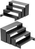 Gonice Display Risers, 8 PCS Black Cupcake Stand, Display Stand for Perfume