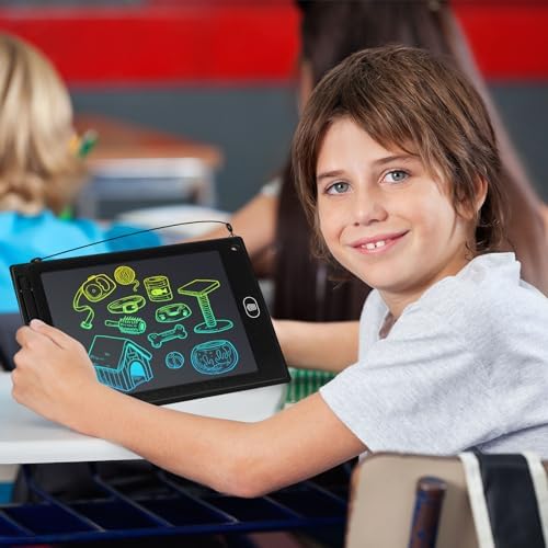 Zhehao 32 Pcs LCD Writing Tablet for Kids 8.5" Erasable Doodle Board