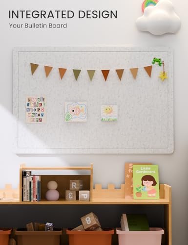 Fluxynara 35.4" x 23.6" Bulletin Board, Light Gray