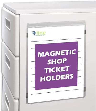 C-Line 83911 Magnetic Shop Ticket Holder, Super Heavy, 15", 8 1/2 x 11 (Box of 15)