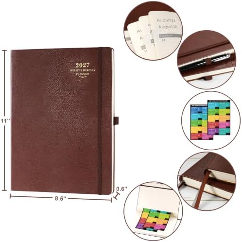 2027 Planner - Planner 2027, Weekly and Monthly Planner